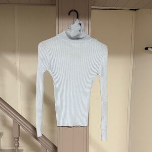 Nine West Soft Blue Knit Sweater